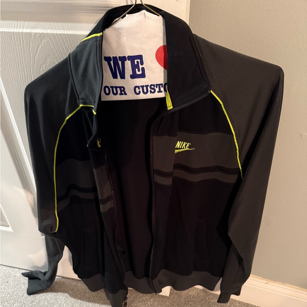 Nike track suit jacket size large